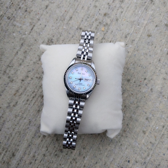 armitron mother of pearl watch